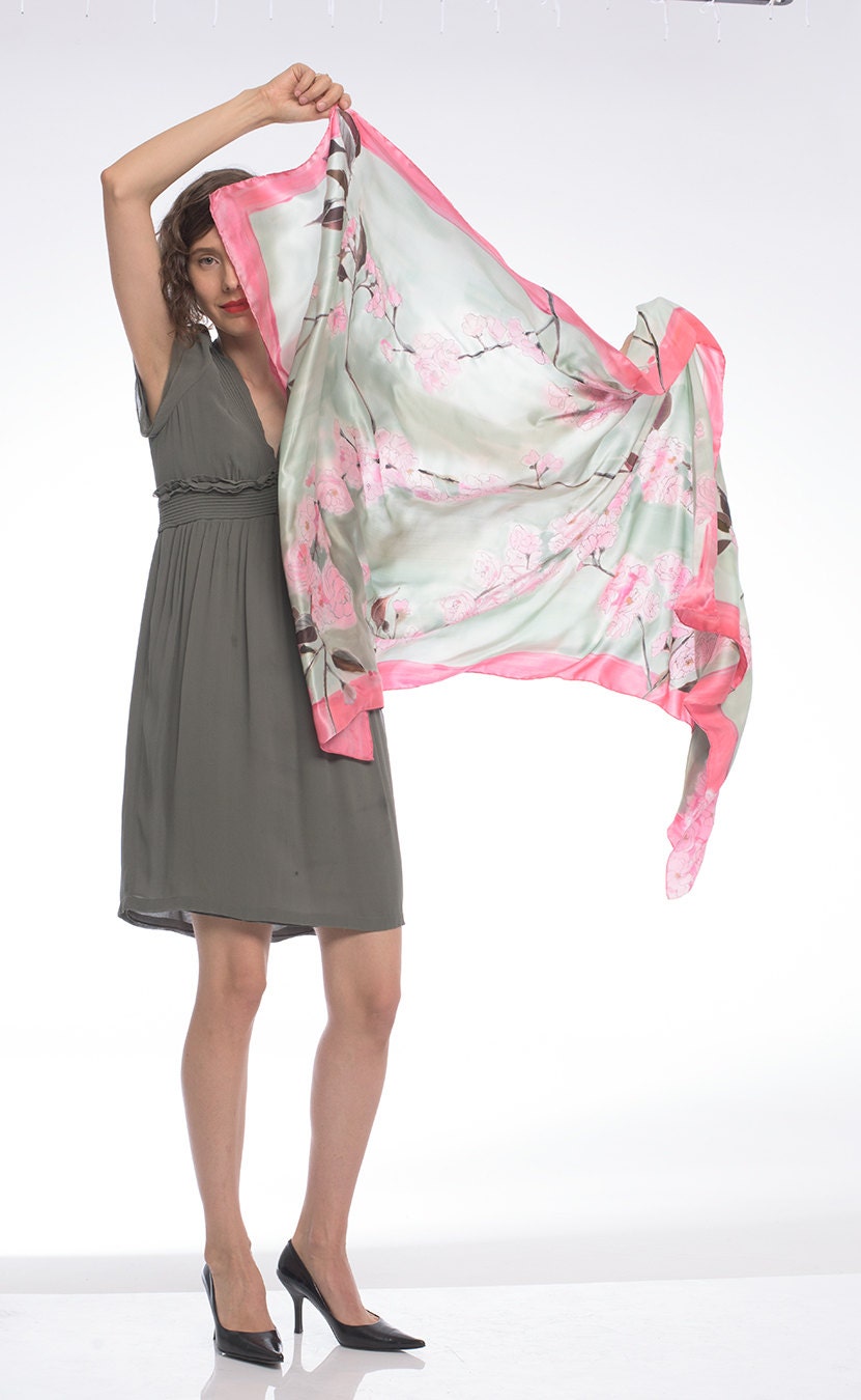 shawl satin silk