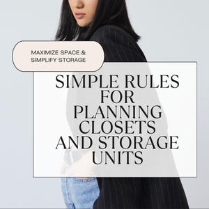 Closet planning guide, Efficient closet design, Smart storage planner, Storage layout guide, Closet design planner