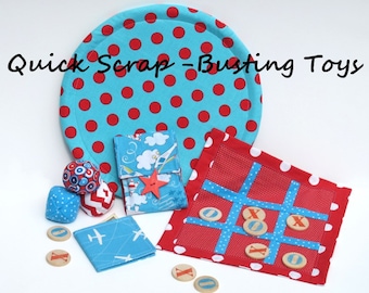 Cinco manualidades fáciles y rápidas con juguetes hechos con retales