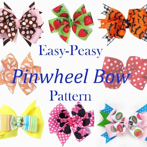 Easy Peasy Pinwheel Schleife Muster und mehr ... SOFORT DOWNLOAD pdf Anleitung und Anleitung