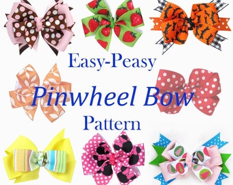 Patrón de molinete de molinete Easy Peasy y más... DESCARGA INMEDIATA patrón en pdf y tutorial