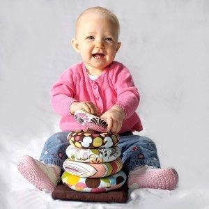 Ring Stacker Soft Toy, immediate download of pdf sewing pattern free shipping image 5