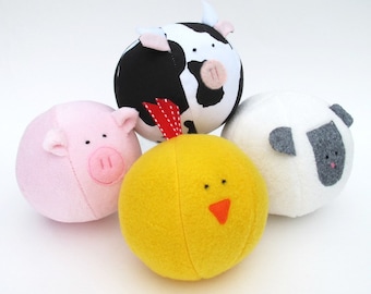 Barnyard Ball - PDF sewing pattern - free shipping