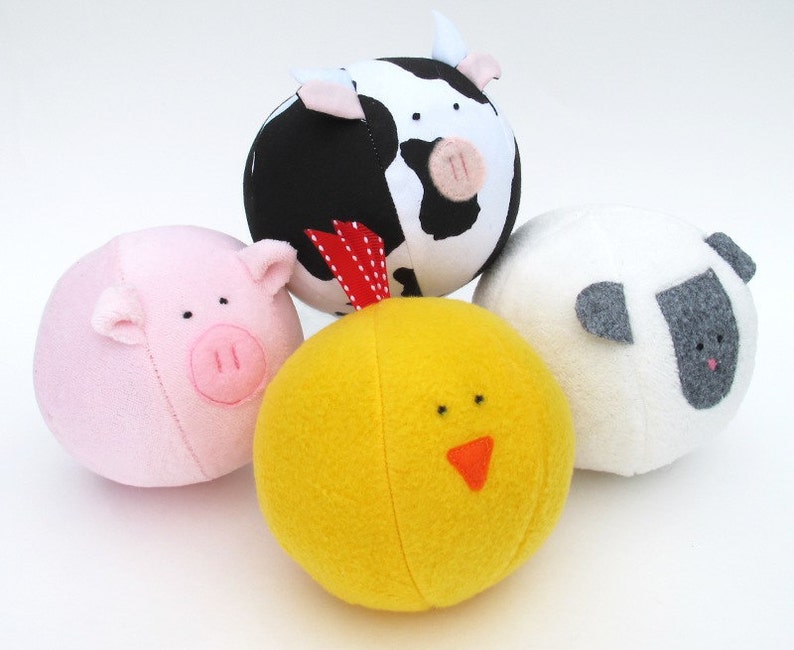 Barnyard Ball PDF sewing pattern free shipping image 1