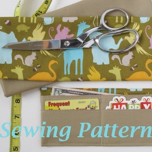 Quick Little Wallet IMMEDIATE DOWNLOAD a PDF sewing pattern free shipping image 3