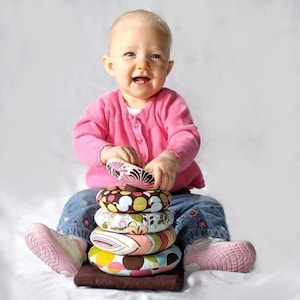 Ring Stacker Soft Toy, immediate download of pdf sewing pattern - free shipping