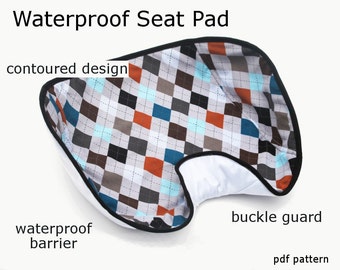 Almohadilla impermeable para asiento de automóvil - descarga inmediata del patrón de costura en pdf