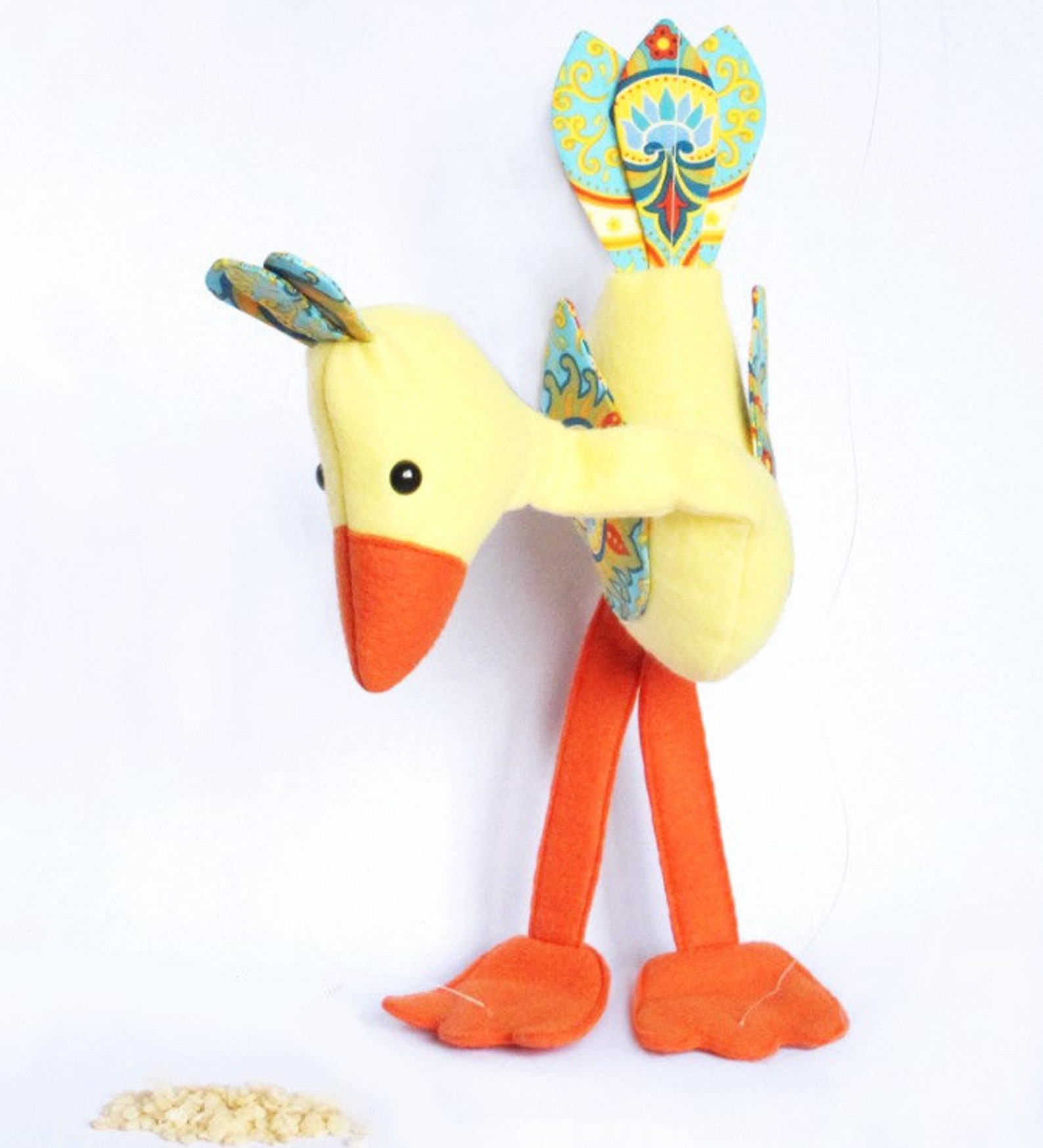 Bird Puppet immediate download PDF SEWING PATTERN Etsy