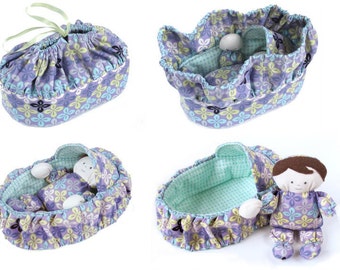 Basket and Baby Purse - immediate download - PDF sewing pattern - free shipping