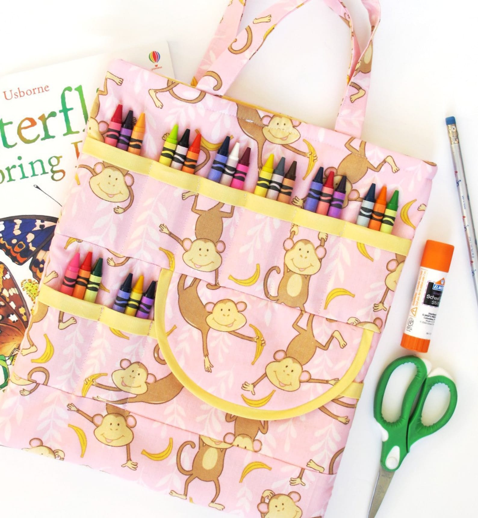 Crayon and Craft Bag Immediate Download of PDF Sewing Pattern Etsy