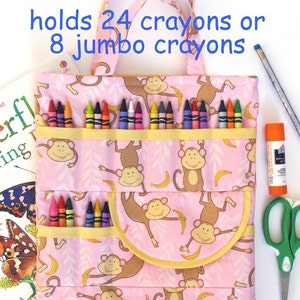 Crayon and Craft Bag immediate download of PDF sewing pattern free shipping image 2