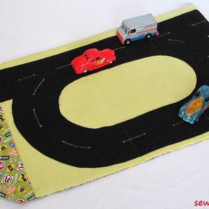 Toy Car Track and Tote Play Mat immediate download of PDF SEWING PATTERN image 5