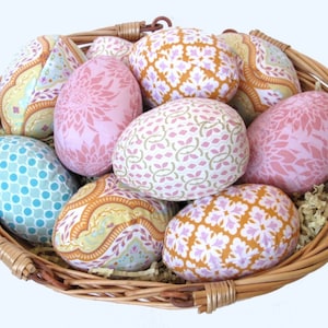 Simple Easter Eggs Sewing Pattern image 1