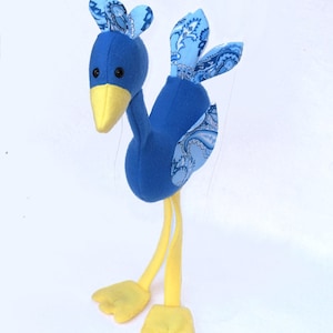 Bird Marionette Puppet - immediate download PDF SEWING PATTERN