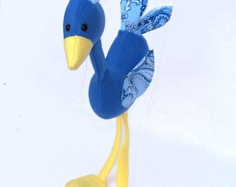 Bird Marionette Puppet - immediate download PDF SEWING PATTERN