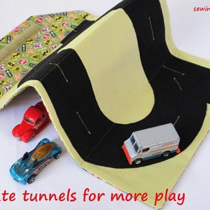 Toy Car Track and Tote Play Mat immediate download of PDF SEWING PATTERN image 2