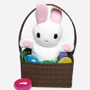 Surprise Bunny Puppet, a pdf sewing pattern