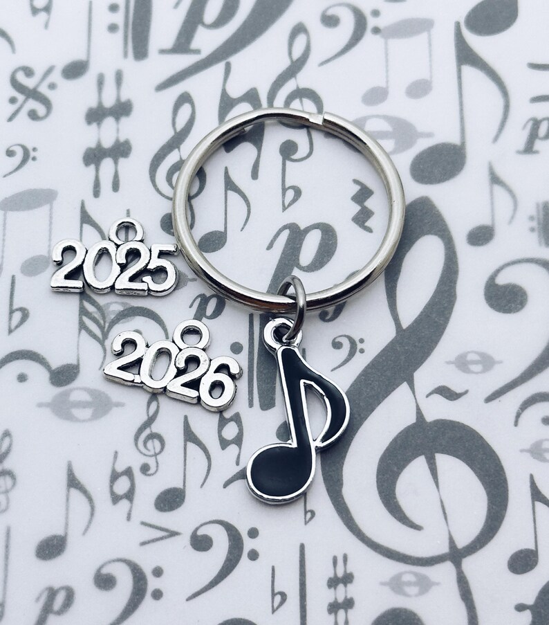 Musical Note Merch Music Note Keychain, Bag Tag, Marching Band, Choir, Orchestra, Music ...
