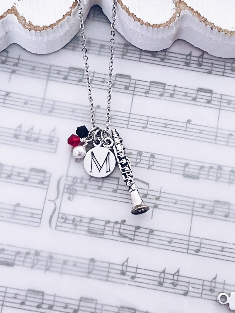 Personalized Charm Necklace Player Musician Etsy