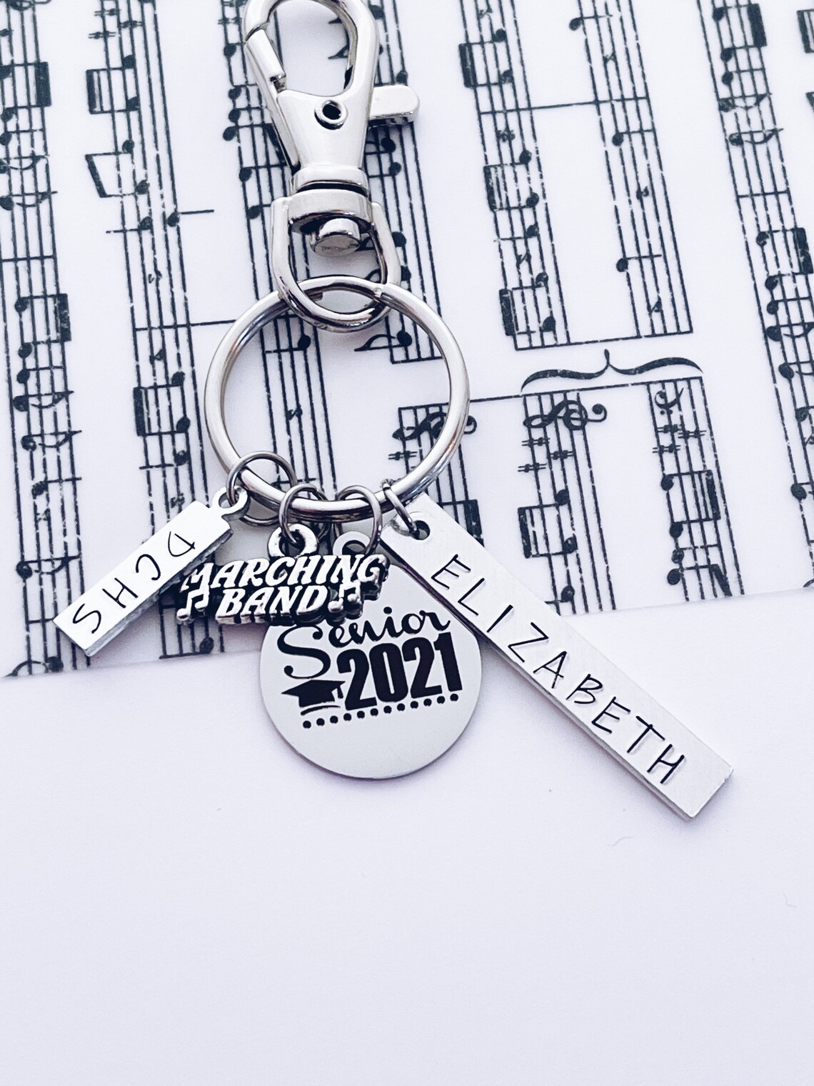 Personalized marching band 2021 senior keychain gift marching  etsy Personalized marching band 2021 senior keychain gift marching  etsy