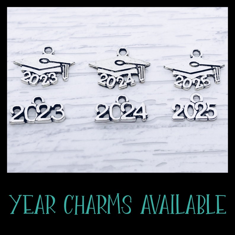 2024 Marching Band and Color Guard Senior Music Note Charm Keychain, Orchestra, Symphony, Choir, Chorus 2024 Senior Charm Key Ring Keychain image 3