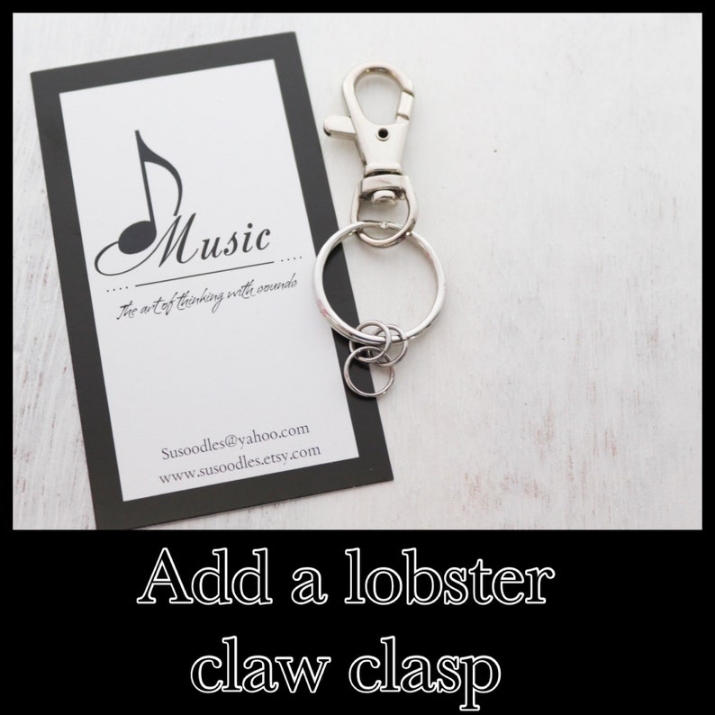 Saxophone Charm Personalized Keychain Key Ring, Marching Band
