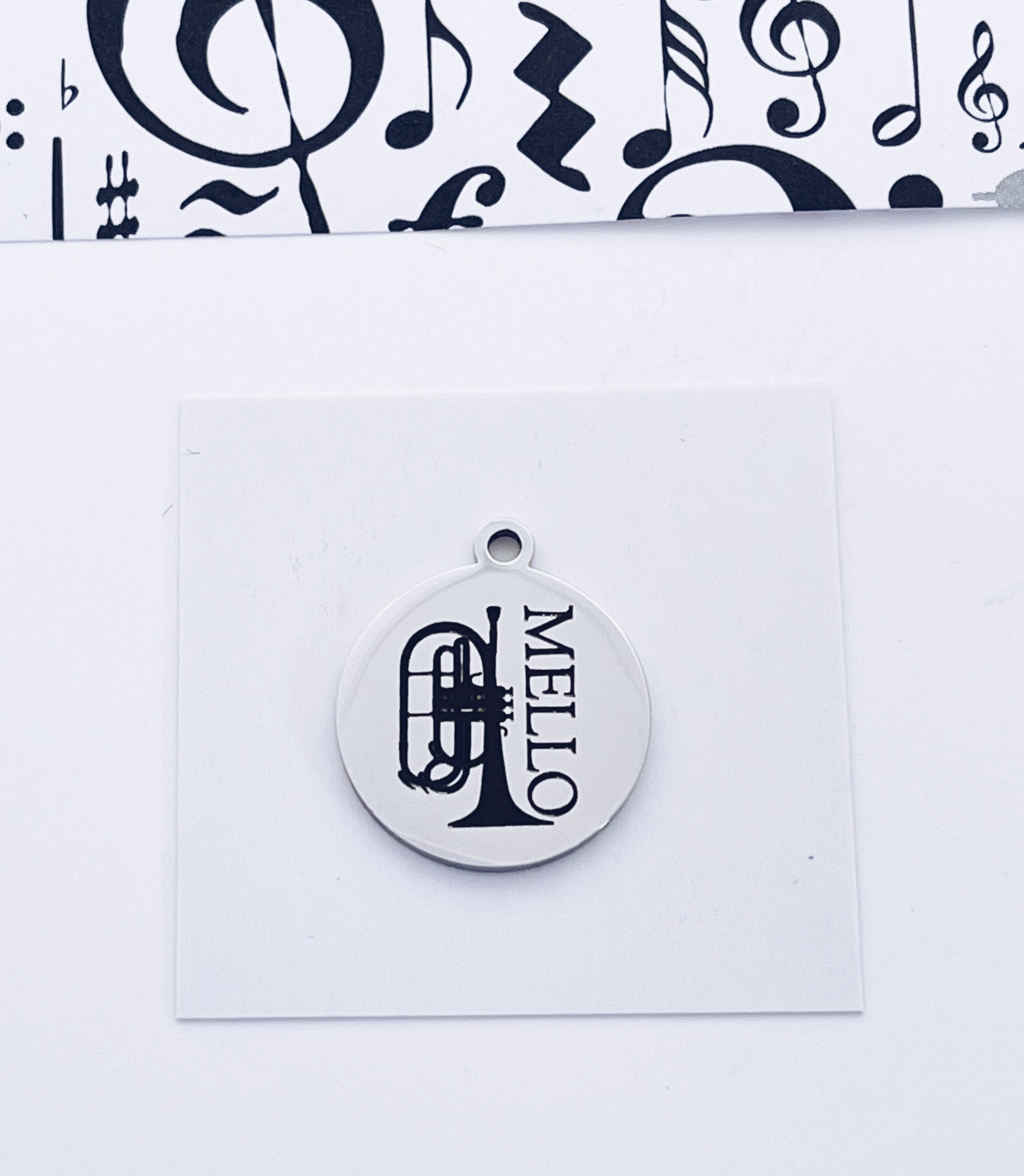 Personalized French Horn Charm Keychain French Horn Etsy