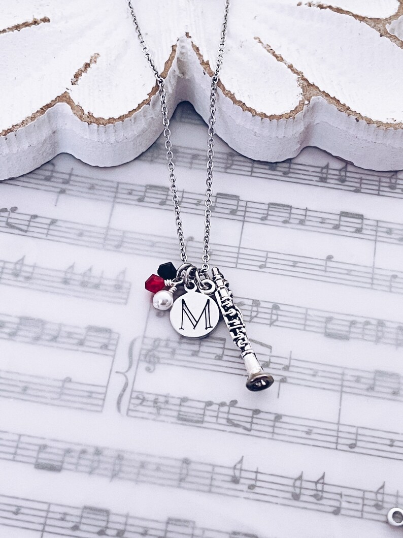 Personalized Charm Necklace Player Musician Etsy