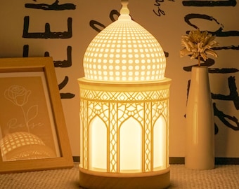 Islamic Dome Lamp – Arabic Style Night Light for Home Decor Easter Gift