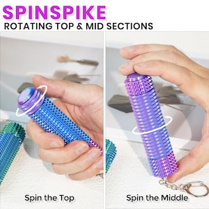 Spiky Fidget Spinner – Textured Sensory Toy for Focus and Fun, Unique ...