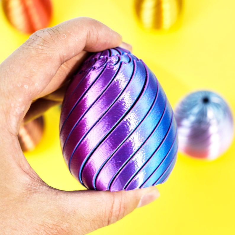 Easter Eggs Slime Ball Fidget Toy, 3D Printed Desk Fidget, Kinetic Motion Egg Toy, Easter Basket Stuffers Gifts for Kids Teens Boys Girls
easter eggs
easter gifts
smile ball
fidget toys
3d printed toys
Sensory Toy
fidget ball
Gifts for Kids
stress ball
Gifts for Him
birthday gifts
easter basket
desk toys