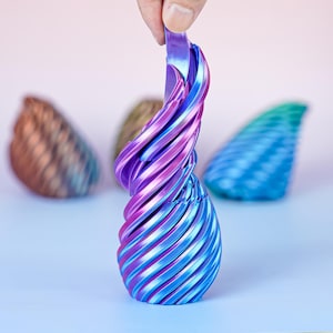 Twisty Egg Fidget-leksak, 3D-printad stressboll, kinetisk skrivbordsleksak, coolt skrivbordstillbehör, födelsedagspresent till honom, barn och tonåringar