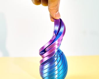 Ostereier Slime Ball Fidget Spielzeug, 3D Gedruckt Schreibtisch Fidget, Twisty Fidget Ei Spielzeug, Ostern Korb Stuffers Geschenke für Kinder Teenager Jungen Mädchen