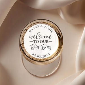 Bulk edible cocktail toppers, personalized wedding decor, 50 pieces, 4 available sizes and two different designs
