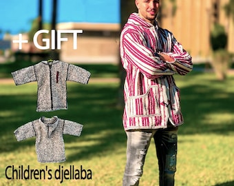 Moroccan Djellaba , Handmade (From Chefchaouan)