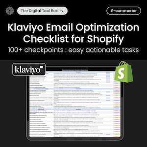Klaviyo Email Optimization Checklist for Shopify
