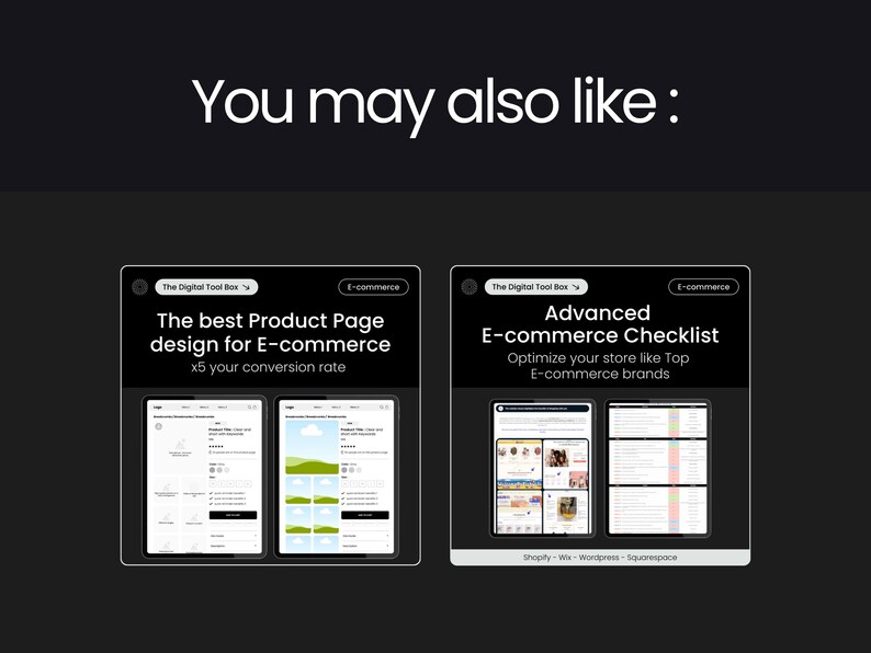 E-commerce Template, High Converting Website - Etsy