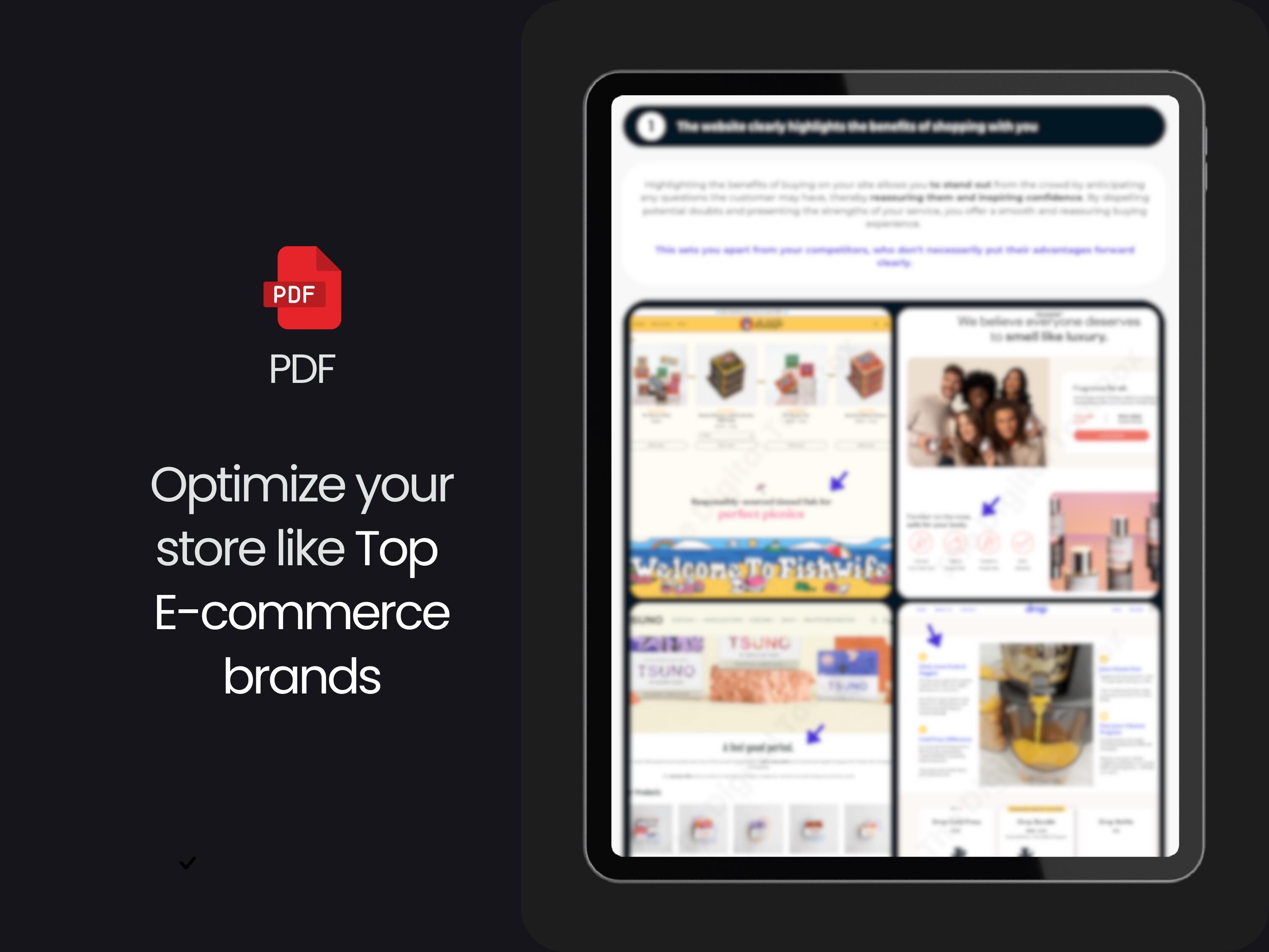 Advanced E Commerce Checklist Website Optimization Guide Shopify