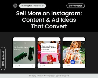 Instagram Ad & Content Ideas that Convert for E-commerce