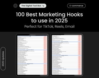 100 Best Marketing Hooks to use in 2025