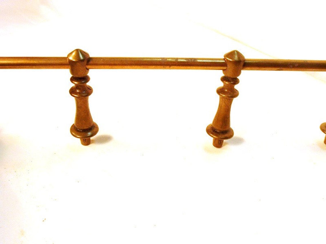 Brass Gallery Rails and Post Etsy