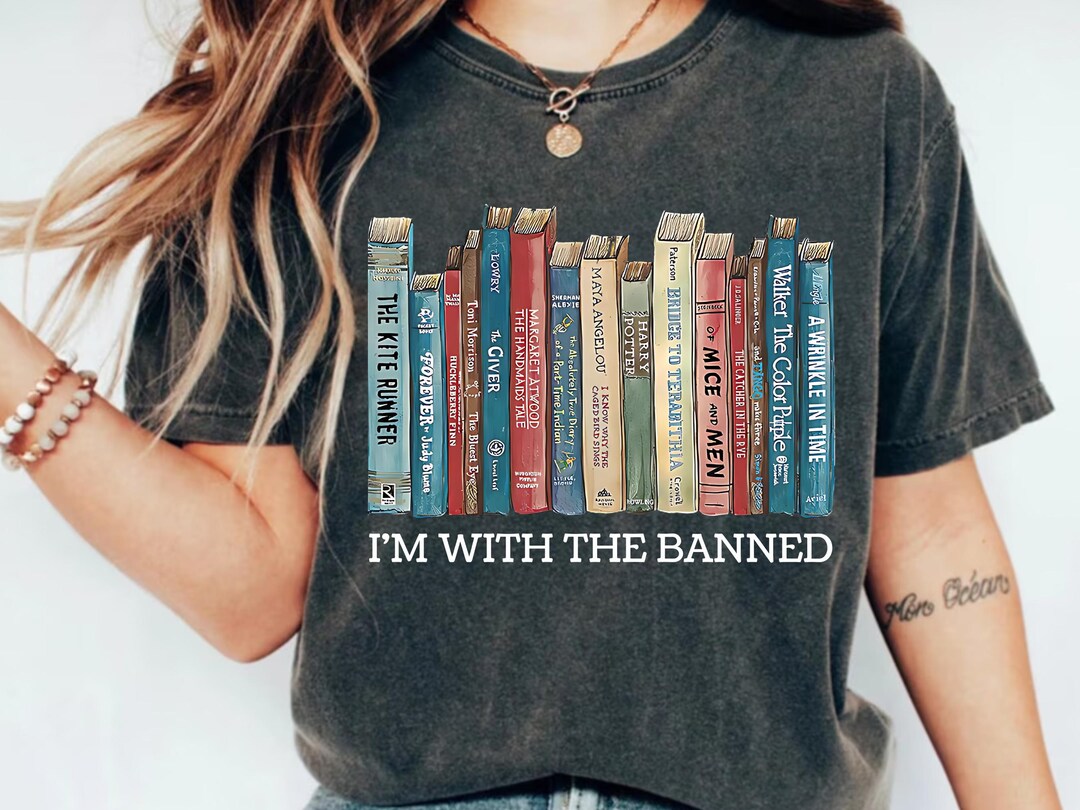 Banned Books T-shirt: Book Lover Gift, Freedom to Read Tee - Etsy