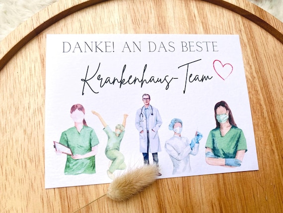 Old English Co. Dankeskarte – Süßes Design, Blanko Innen, 15x15 Cm, Für Kolleginnen & Mehr