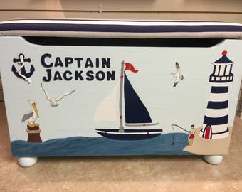 sailboat toy box