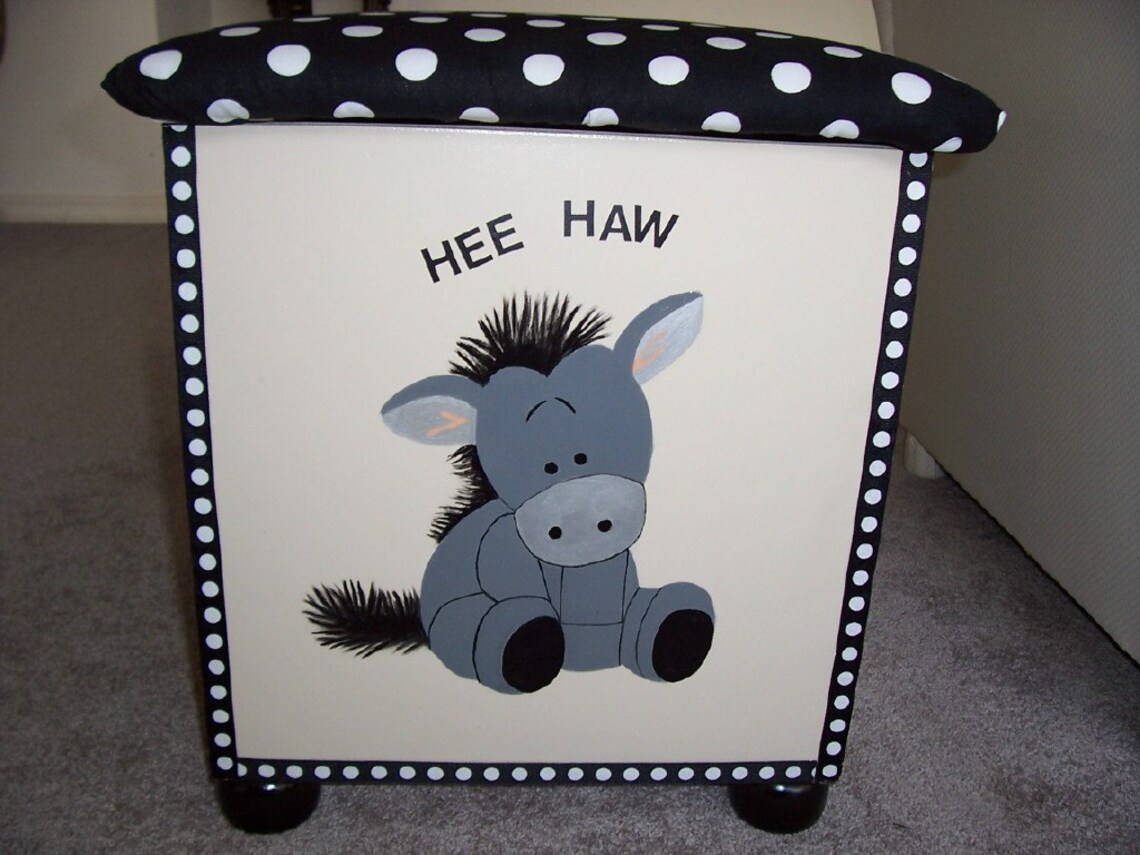 Farm Animals Themed Toy Box Etsy