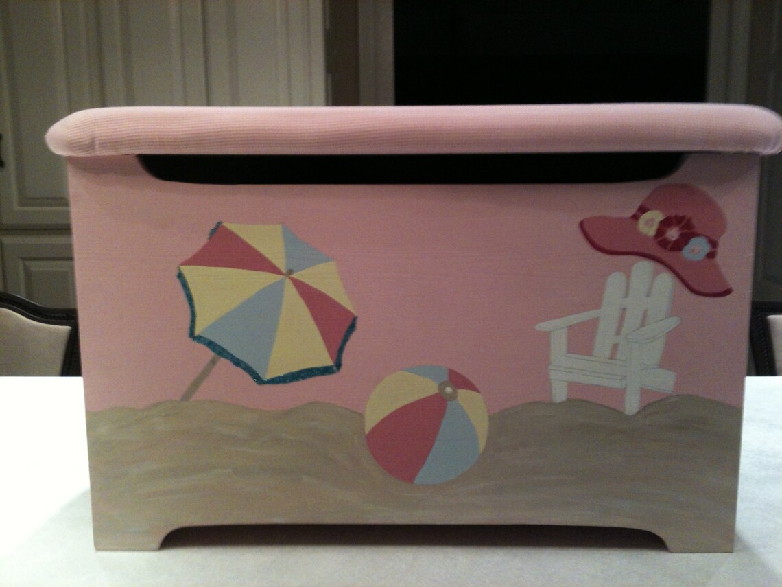 Beach Themed Toy Box Etsy
