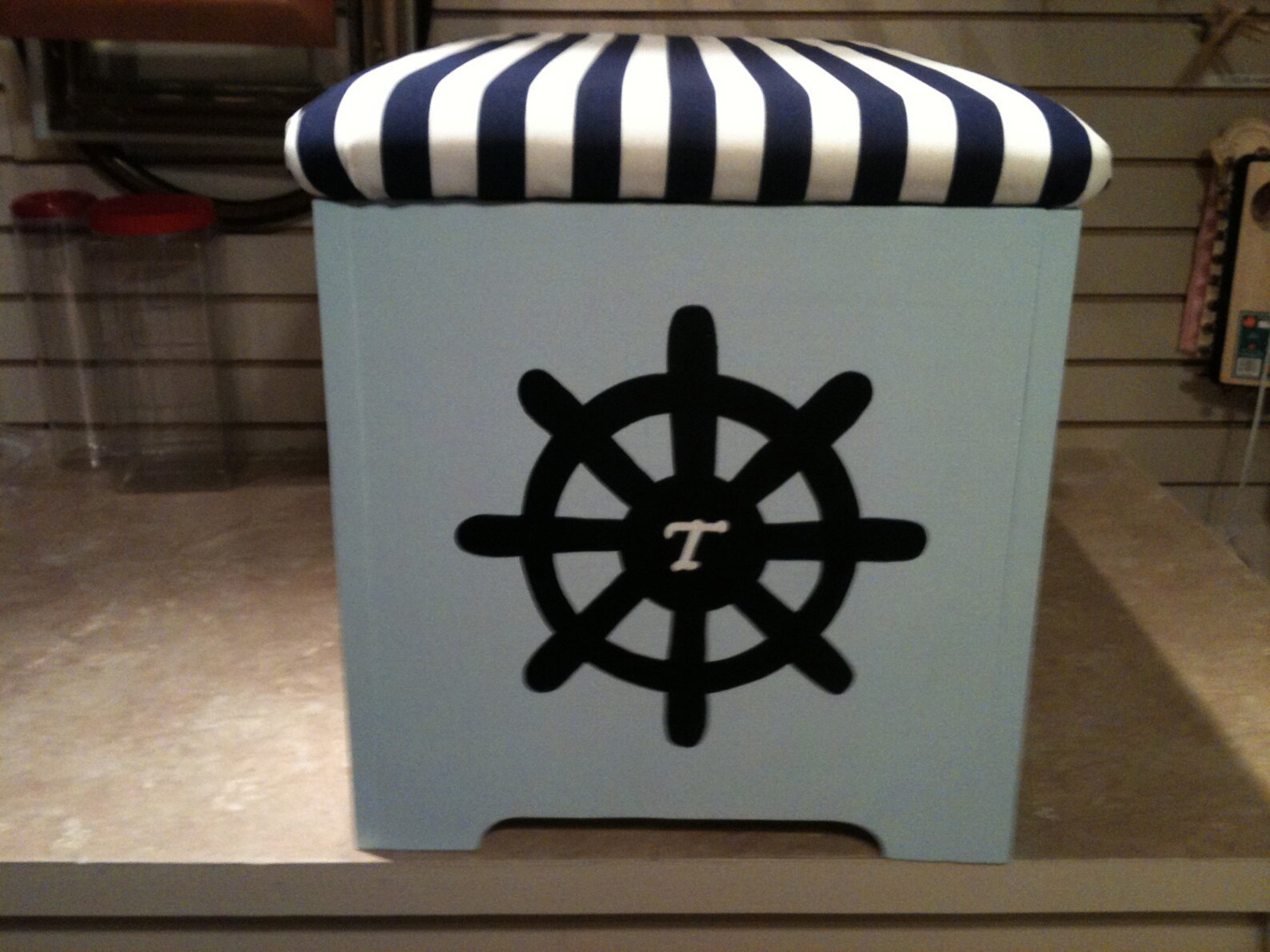 Nautical Themed Toy Box Etsy