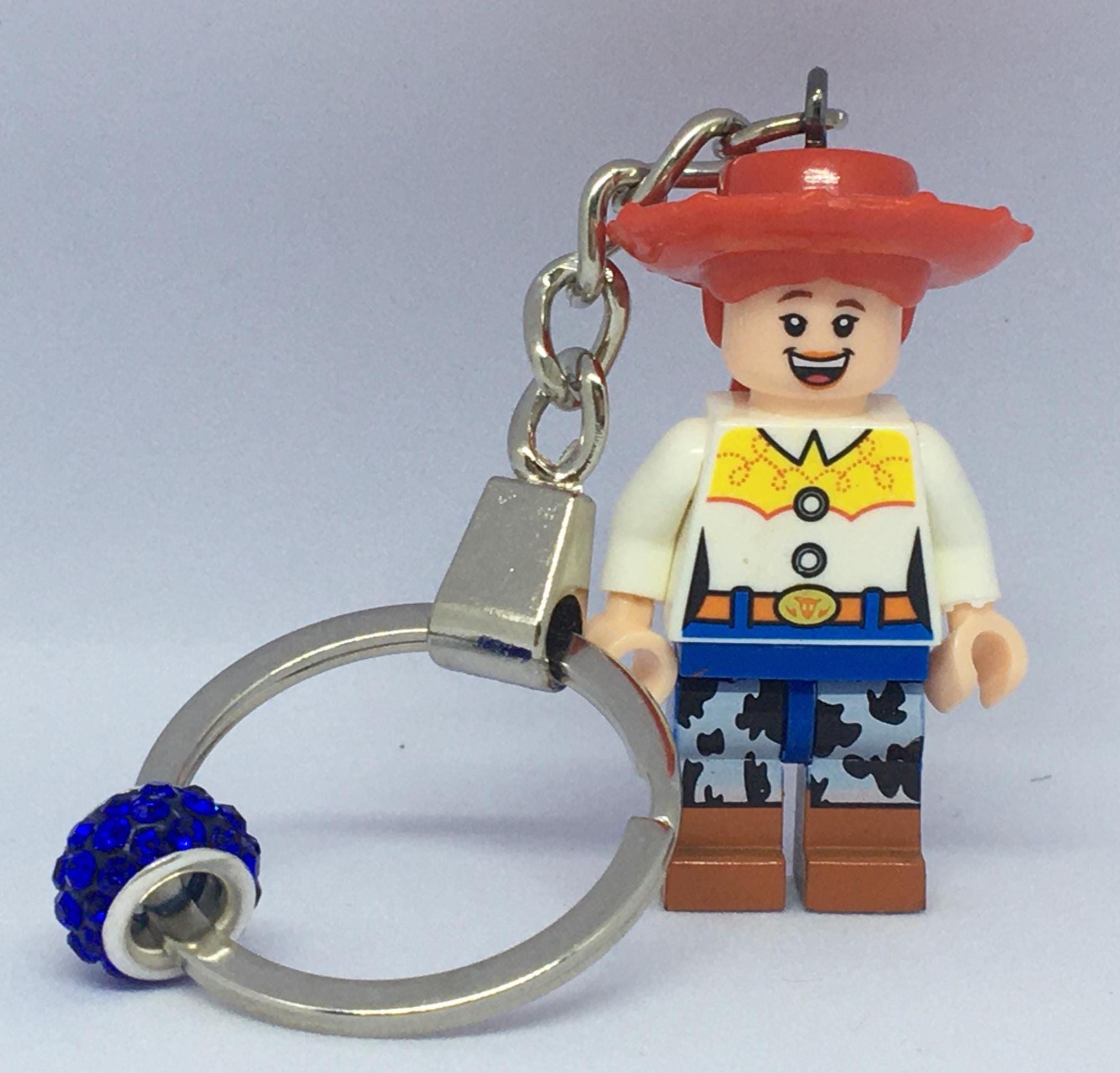 Handmade Mini Figure Cowboy or Cowgirl Keychain, Custom Toy