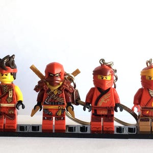 Porte-clés et coffret cadeau Lego Kai Ninja - Édition limitée Ninjago faite à la main