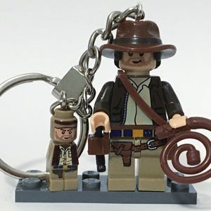 Indiana Jones Archäologe Sean Father Schlüsselanhänger & Geschenkbox - individueller handgefertigter Schlüsselanhänger wähle dein Modell